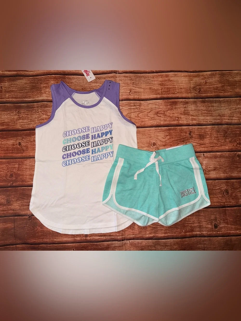 Justice Girls Spring Summer Clothes/Outfits/Sets Lot Size 8